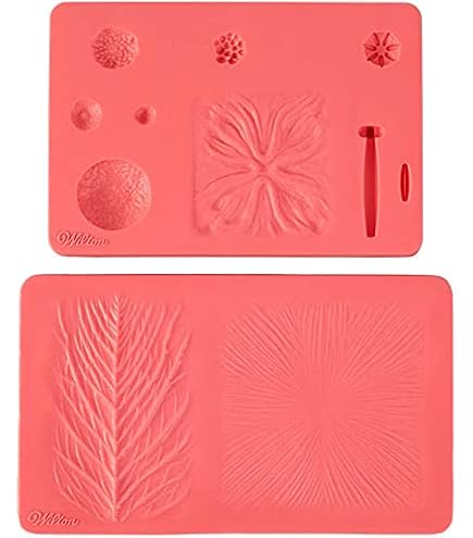 ウィルトン ガムペーストフラワーカッターとインプレッションマット